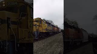 quotBluebonnetquot Leading WB Gardner Local on the BNSF Emporia Sub in Olathe KS 4117 [upl. by Arne851]