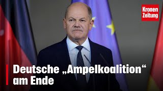 Deutsche „Ampelkoalition“ am Ende  kronetv NEWS [upl. by Mukul776]