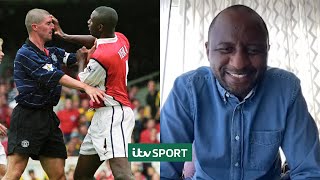 Arsenal legend Patrick Vieira on TV reunion with Roy Keane  ITV Sport [upl. by Dnalrag]