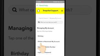 Snapchat account delete kaise kare permanently 2024  how to delete snapchat account snapchat [upl. by Yerag513]