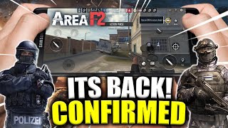 AREA F2  ITS COMING BACK CONFIRMED  New Maps  New Guns [upl. by Walston]