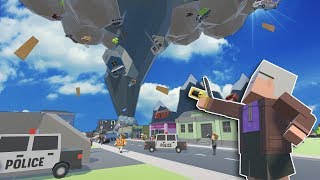 SUPER TORNADO TEARS THROUGH CITY  Tiny Town VR Gameplay  Oculus VR Game [upl. by Trebled891]