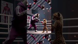 Fight for Daddy Cheetah Sadnesss Revenge vs Giraffe🦒 Part 2 cat revange shorts [upl. by Elttil]