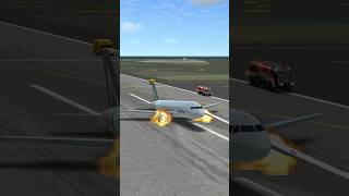 Alitalia A320 Belly Landing crash emergency planecrash aviation flightsimulator landing a320 [upl. by Storm937]