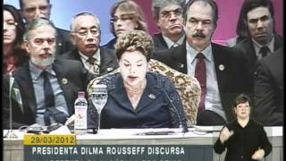 Dilma defende crescimento equilibrado do comércio internacional na Cúpula do Brics [upl. by Livvy739]