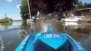 Balaenoptera Musculus Fast RC Racing Boat [upl. by Azilem]