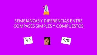 SEMEJANZAS Y DIFERENCIAS ENTRE COMPASES SIMPLES Y COMPUESTOS [upl. by Novled]