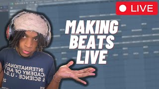 FASTEST PRODUCER MAKING BEATS LIVE [upl. by Koal]