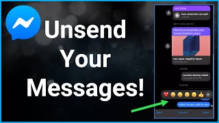 How to Edit or Unsend Your Messages on Facebook Messenger [upl. by Yonita]