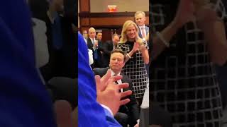 Elon Musk gets a standing ovation 👏 [upl. by Ube]