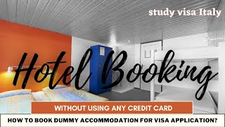 How to book dummy accommodation for Visa Application without using any Credit card  Deep Focus [upl. by Whitnell830]