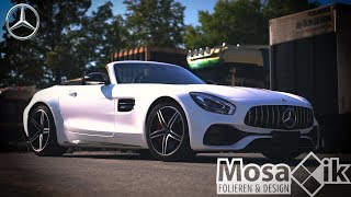 Mercedes AMG GTC  Mosaik  Car wrapping Car Porn Benz [upl. by Guglielmo851]