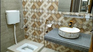 Washroom design 55 x 4 feet  bathroom design [upl. by Iral]