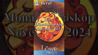 Löwe BERUF 👷‍♀️ Horoskop November 2024 [upl. by Auqinihs]