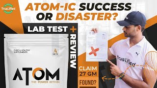 ASITIS ATOM WHEY PROTEIN REVIEW WITH LAB TEST REPORT wheyprotein review gym health [upl. by Latsyc]