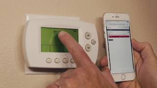 Honeywell WiFi Thermostat  Install and Setup [upl. by Conlin949]