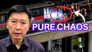 This JUST Became Singapores Worst MRT Train Breakdown [upl. by Nonnelg]