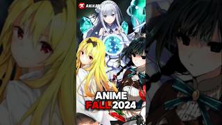 🔴LIST OF ANIME FALL 2024  ANIME OCTOBER 2024 [upl. by Anamuj]