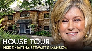 Martha Stewart  House Tour  16 Million New York Mansion amp Home [upl. by Ardni518]