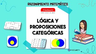 PRÁCTICA N° 1 LÓGICA Y PROPOSICIONES CATEGÓRICAS CEPU CICLO II  2023 [upl. by Anej63]