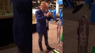 Jens Linderman plays the new pTrumpet hyTech at NAMM 2018 [upl. by Irab204]