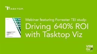 Webinar featuring Forrester TEI study Driving 640 ROI with Tasktop Viz [upl. by Rashida892]