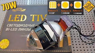 Нужно больше света Обзор Трехчиповых 70W светодиодных модулей LED TIV Где научиться делать свет [upl. by Remmos]