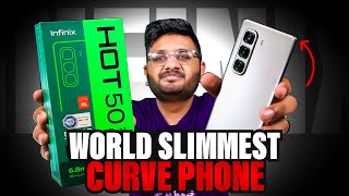 Infinix Hot 50 Pro Unboxing  Worlds Slimmest Curved Phone [upl. by Ruberta144]