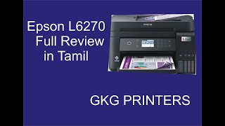 Epson L6270 color Duplex Review in tamil [upl. by Nrubliw672]