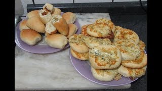 Receita ESFIHA FECHADA E ESFIHA ABERTA TIPO HABIBS [upl. by Yelrebmik479]