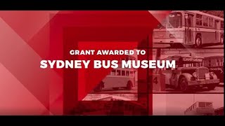 Transport Heritage Grants 2021 Sydney Bus Museum [upl. by Larrabee139]