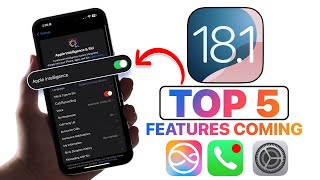 iOS 181  Top 5 BEST NEW Features Coming [upl. by Savdeep]