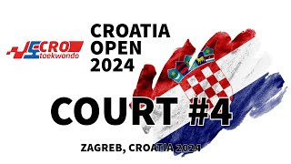 Croatia Open G1E1  Zagreb 2024  Court 4 [upl. by Yelnahs450]