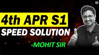 JEE 2024  4th April Shift 1 Speed Solutions  Physics  Eduniti  Mohit Sir [upl. by Akinat]