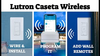 Setup Caseta Smart Lighting Dimmer Switch Starter Kit [upl. by Tia]