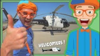 Blippi visits Police Helicopter [upl. by Chapland548]