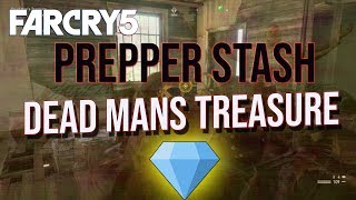 Far Cry 5 Dead Mans Treasure prepper stash location mission how to grapple [upl. by Wildon]