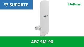 Intelbras APC 5M90 WISP Instalação e Configuração Geral  i5118 [upl. by Hannahs927]