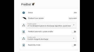 Predbat  mode and Read only mode controls [upl. by Sacci68]