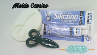 DIY  Molde caseiro com silicone Tekbond [upl. by Sanbo]