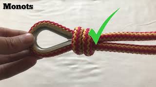 Knot for lifting heavy weights How to tie a heavy load lifting knot 🪢…Simple knot trick [upl. by Erdei886]