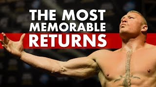 The 15 Most Memorable Returns In MMA [upl. by Lerud]