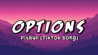 Options  Pitbull ft Stephen Marley Tiktok Song  Lyrics Video [upl. by Terrye]