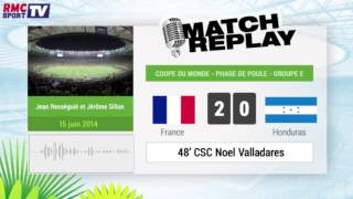 World Cup 2014  France  Honduras Goalline technology used for the first time [upl. by Noemis]