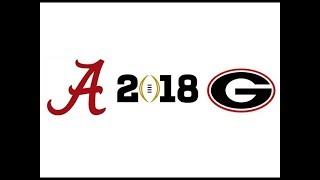 2018 CFP National Championship 4 Alabama vs 3 Georgia Highlights [upl. by Akeim]