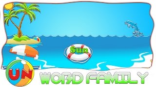 Make a word with un  un word Family  un Rhyming words [upl. by Lippold]