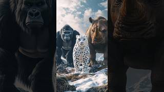 Incredible Animal Fusion MindBlowing Creatures Formed by Fusing Different Species  🦍🐆❄️🦏🧬 [upl. by Woo]