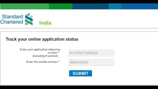 How To Check Standard Chartered Credit Card Application Status Online [upl. by Ransome]