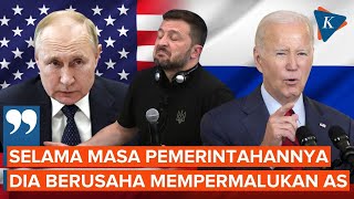 Zelensky Tuduh Putin Berupaya Permalukan AS di Masa Pemerintahannya [upl. by Annairda]