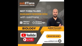 NEET FORM FILLING GUIDANCE SESSION 2024  askIItians [upl. by Oht]